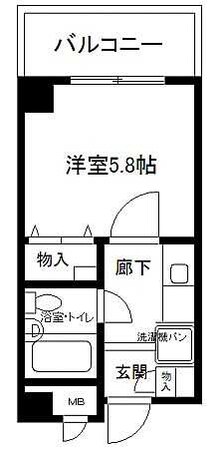 神崎川駅 徒歩1分 2階の物件間取画像